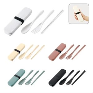 カトラリーセット バンブーファイバー入 3点セット [竹繊維入りのエコ商品]