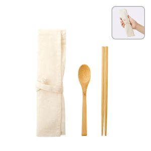 カトラリーセット バンブータイプ 2点セット [竹素材のエコグッズ]