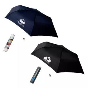 スリムボトル付き UV折りたたみ傘