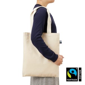 フェアトレードコットンフラットトート[フェアトレード認証商品]