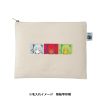 フェアトレードコットンキャンバスフラットポーチ（L）　ナチュラル　[フェアトレード認証商品] - 画像 (3)