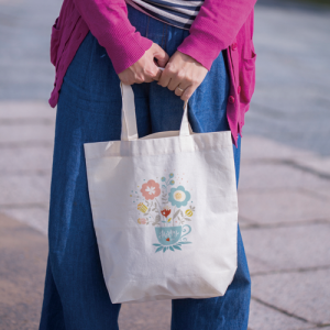 厚手コットンマチ付トート（Ｍ） ナチュラル [エコマーク認定商品]