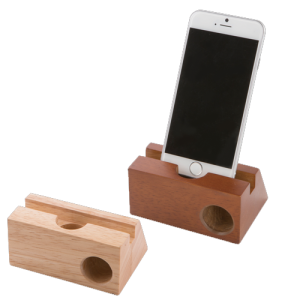 ラバーウッドスピーカースタンド シングルホーン